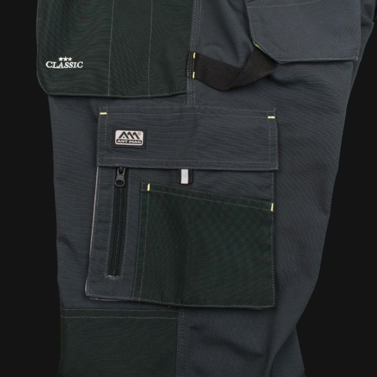 Artmas sive  farmer delovne hlače CLASSIC