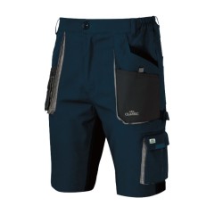 Modre stretch kratke delovne hlače Modre stretch kratke delovne hlače