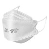Bele polobrazne maske za zaščito dihal razreda FFP2 25kos - nova oblika
