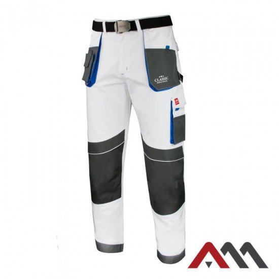 Bele delovne hlače MAXIMUS (Artmas)