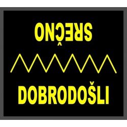 Predpražnik dobrodošli in srečno Predpražnik dobrodošli in srečno