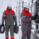 Sara Workwear moška sivo-rdeča dolga zimska zaščitna delovna jakna GROM 5W1 Winter Sara Workwear moška sivo-rdeča dolga zimska zaščitna delovna jakna GROM 5W1 Winter