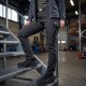 Softshell delovne hlače CARGO BLACK 4-way stretch